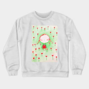 Girl in the field Crewneck Sweatshirt